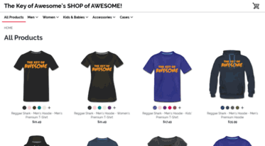 thekeyofawesome.spreadshirt.com