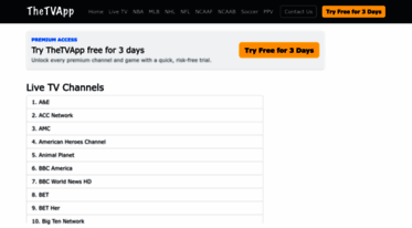 Get Thetvapp.to news - TheTVApp.to | Watch Live Sports, Shows, News