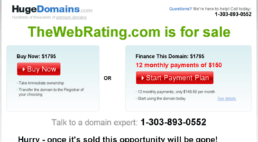 thewebrating.com