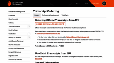 transcripts.isu.edu