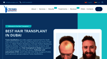 tuniohairtransplant.com