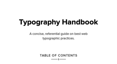 typographyhandbook.com