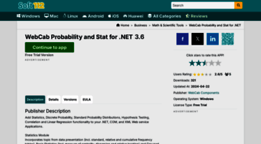 webcab-probability-and-stat-for-net.soft112.com
