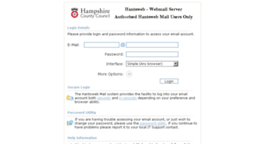 webmail.hants.gov.uk