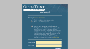 webmail.opentext.com