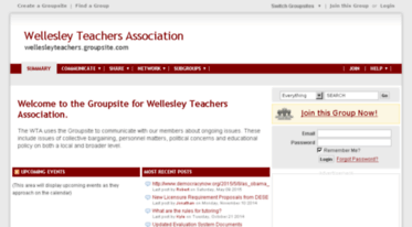 wellesleyteachers.groupsite.com