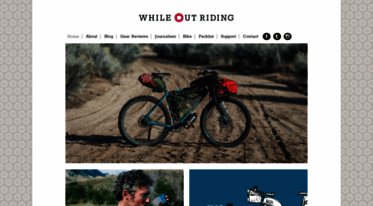 whileoutriding.com