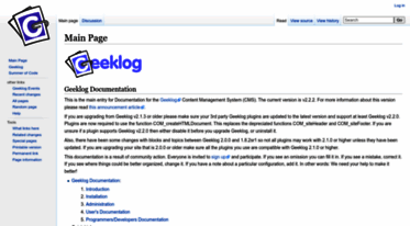 wiki.geeklog.net