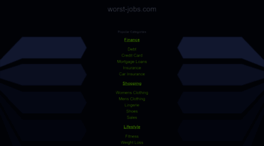 worst-jobs.com