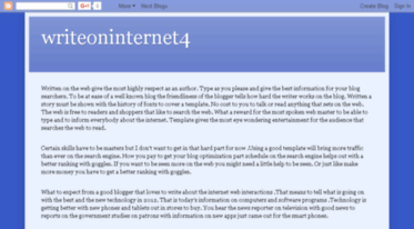 writeoninternet4.blogspot.com