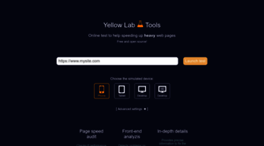 yellowlab.tools